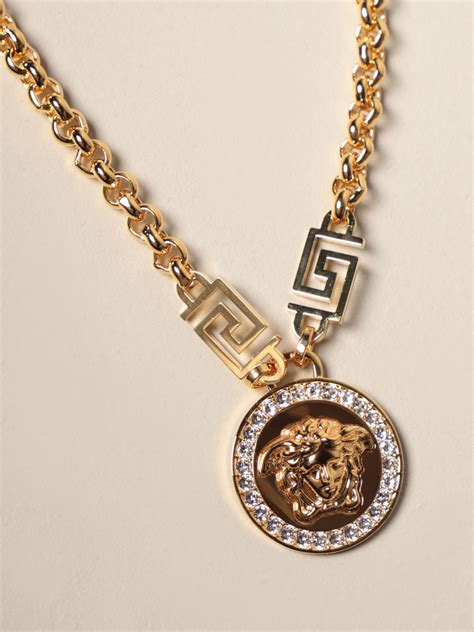 collane oro versace|Collana Icon in Oro .